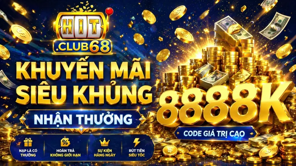 hitclub nhận khuyến mãi khủng 8888k 68 game bài trung bình